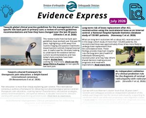 July 2026 Evidence Express - Orthopaedic Division